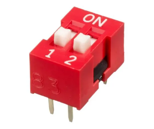 63-5158-92　2通孔DIP开关SPST,提升执行器　NDS-02-V