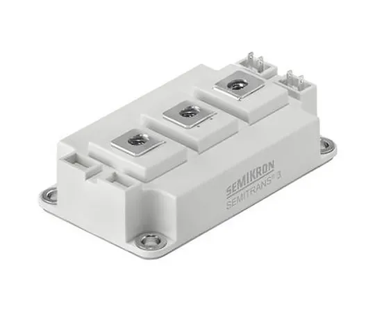 63-6973-45　SemikronSKM400GB12E4, SEMITRANS3, N通道双IGBT晶体管模块，最大616 A, 1200 V螺丝安装　SKM400GB12E4