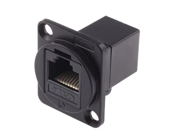 63-5177-83　RS PROCat6RJ45Feedthrough Connector,2Port, UTP　916-0255