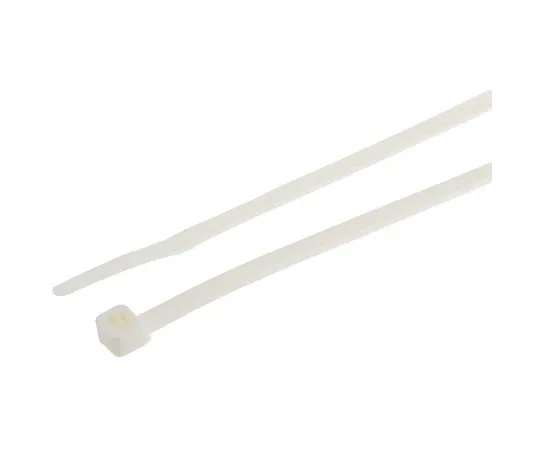 63-6627-38　RS PRO白色电缆铁尼龙，190mm x 4.8 mm　389-870