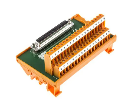 63-6633-99　RS PRO, 37极D-sub连接器，女性接口模块，DIN导轨安装　403-415