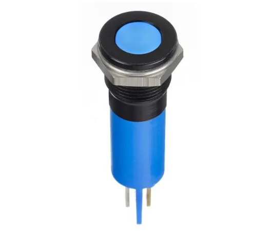 63-6950-58　RS PRO蓝色指示器，24 V直流，12mm安装孔尺寸，紧固件，焊条终止，IP67　124-6417