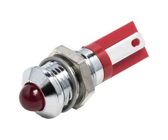 63-6586-13　RS PRO红色指示器，2V直流，8mm安装孔尺寸，焊点终止　209-816