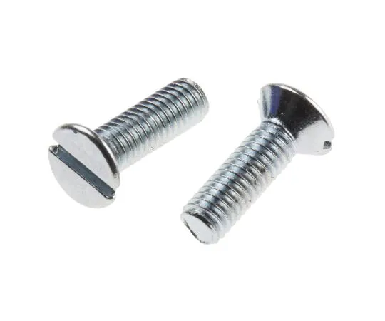 63-5173-61　RS Pro, M 3 Countersunk Head, 10 mm Steel Slot Bright Zinc Plate 0.5　908-7362