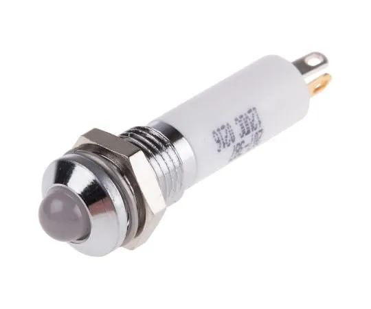 63-6584-23　RS PRO绿色，红色，黄色指示器，12 V直流，8毫米安装孔尺寸，焊锡标签终止　207-387