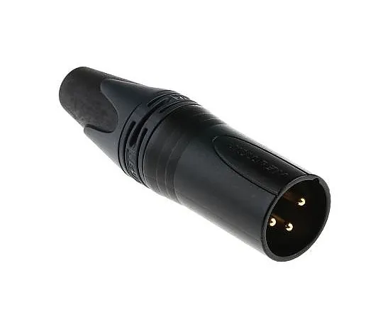 63-5160-88　Neutrik 3 Way Cable Mount XLR Connector, Male, Au over Ni Plated Contacts,   > 50 V　NC3MXX-B