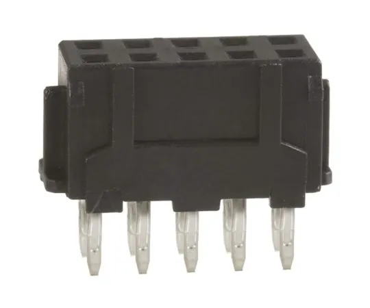 63-6757-86　Board Connection Header DF11 Series 10 Pole 2 mm 2 Row Straight 1 Set (100 Pieces)　DF11-10DS-2DSA05