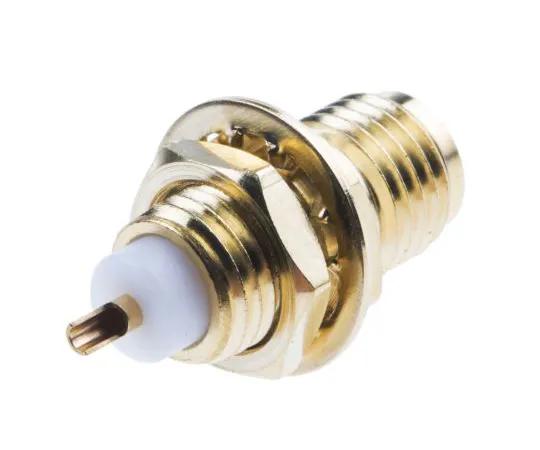 63-5180-64　RS Pro直板50Ω面板安装隔板安装SMA连接器，焊接端同轴　921-0215