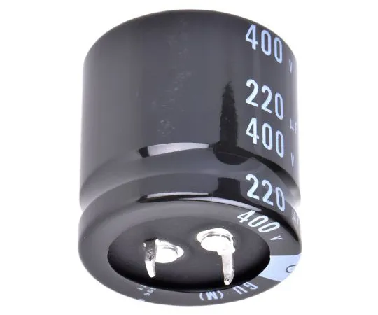 63-5144-04　尼希康220μF400V直流铝电解电容器，通孔30 (Dia。)x 30 mm+105°30 mm 10 mm　LGU2G221MELB