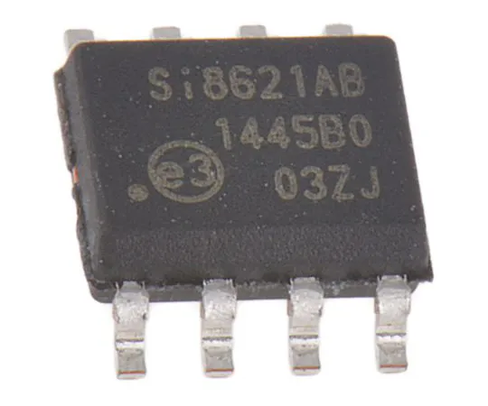 63-5135-58　Si8621AB-B-ISSiliconLabs, PCB SMT,2通道数字隔离器1 MBps, 2.5 kVrms,8引脚SOIC　Si8621AB-B-IS
