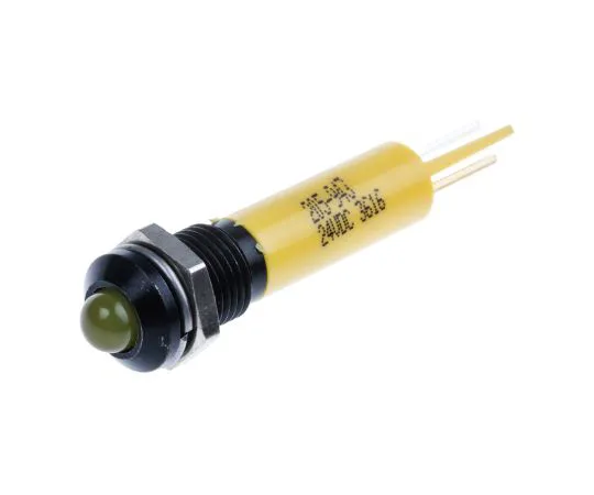63-6582-87　RS PRO黄色闪烁LED指示灯，24 V直流，8毫米安装孔尺寸，焊点终止　205-943