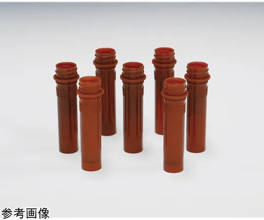68-5630-12　Brown Micro Packaging Vials 0.5 mL PPCO Bulk/Body Only Packaging 1 Box (1000 Pieces)　362805-0005
