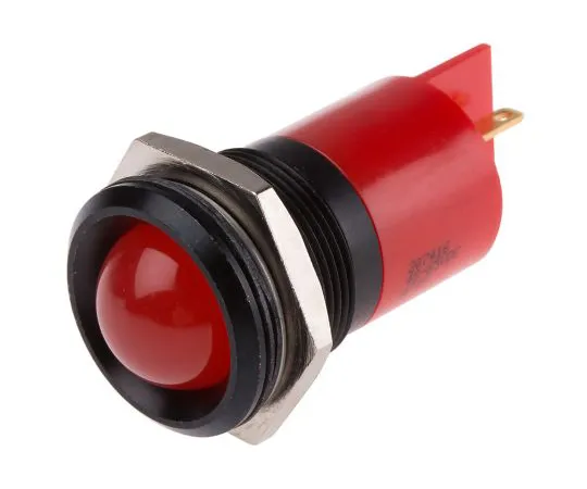 63-6584-25　RS PRO红色指示器，48→65 V直流，22mm安装孔尺寸，标签终止　207-416