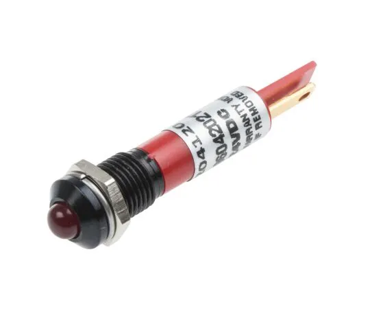 63-6581-64　RS PRO红色闪烁LED指示灯，24 V直流，8毫米安装孔尺寸，焊点终止　204-120