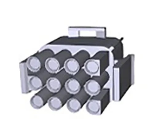 63-5153-42　TE Connectivity通用MATE-N-LOK男性连接器外壳，6.35毫米间距，12路，3列　1-480708-0