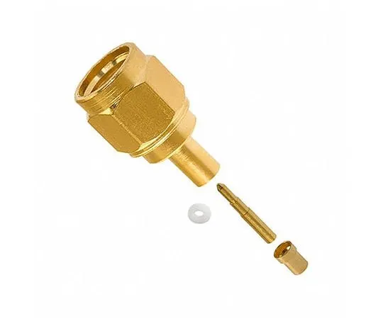 63-5162-59　夹紧连接器直50Ω电缆安装SMA连接器，RG178,RG196, Crimp Termination　142-0402-011