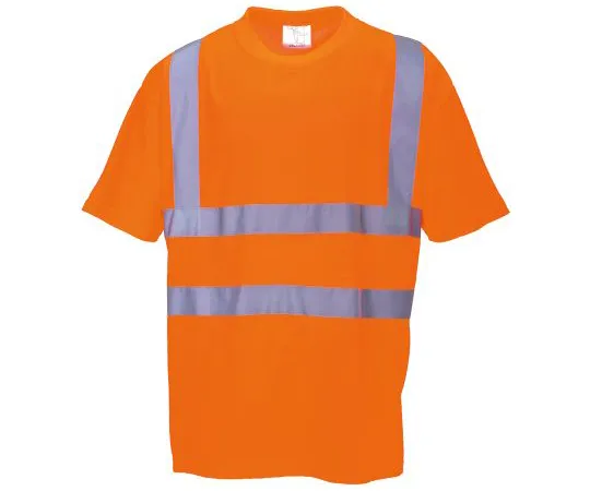 63-6960-29　RS PRO Orange Unisex Hi Vis T恤　124-8212