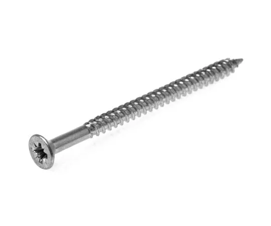 63-6693-83　PozidrivCountersunkSteelWoodScrew光亮锌镀层，8号螺纹，长度2.1/2　521-204