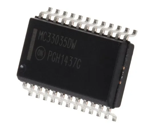 63-6968-16　安森美半导体MC33035DWG, BLDC无刷直流电机控制器，40 V 24针，SOIC　MC33035DWG