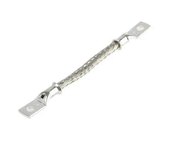63-6673-82　RS PRO编织地球导线，M5柱尺寸16 x 20 x 0.2 mm, 100mm BS EN 13602:2002,BS4109　489-197
