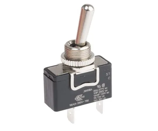 63-5151-09　Arcolectric Single Pole Single Throp (SPST) 切换开关，锁定，面板安装　C3900BAAAA
