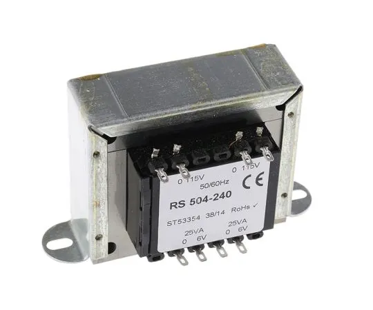 63-6680-20　RS PRO50VA2输出机箱安装变压器，6V交流　504-240