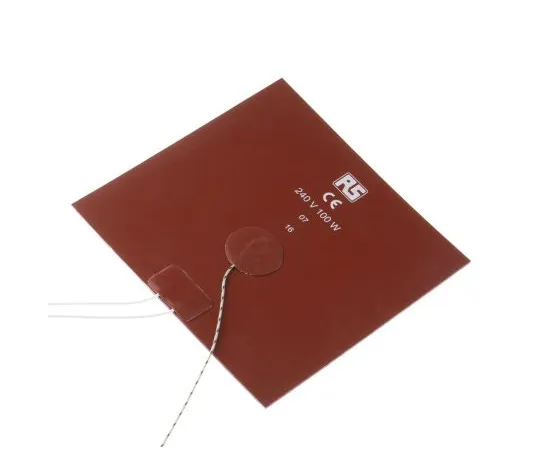 63-6757-08　RS PRO硅胶加热垫，100 W, 150 x 150 (正方形) mm, 240 V ac　106-5426
