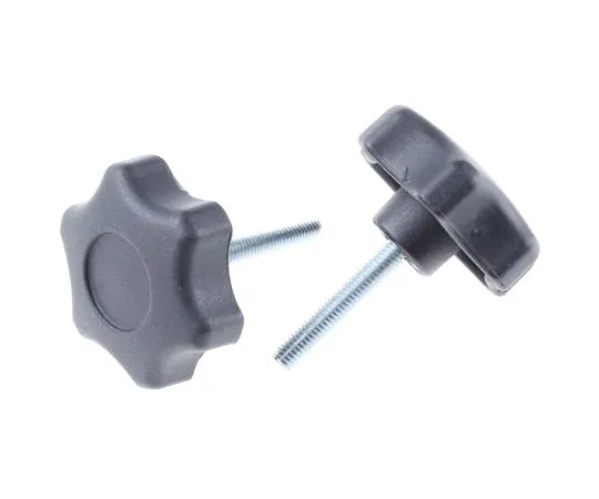 63-6565-08　RS PRO Black Multiple Lobs Clocking Knob,M6　161-177