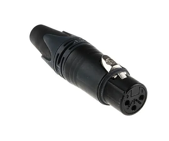63-5160-89　Neutrik 3 Way Cable Mount XLR Connector, Female, Au over Ni Plated Contacts,   > 50 V　NC3FXX-B