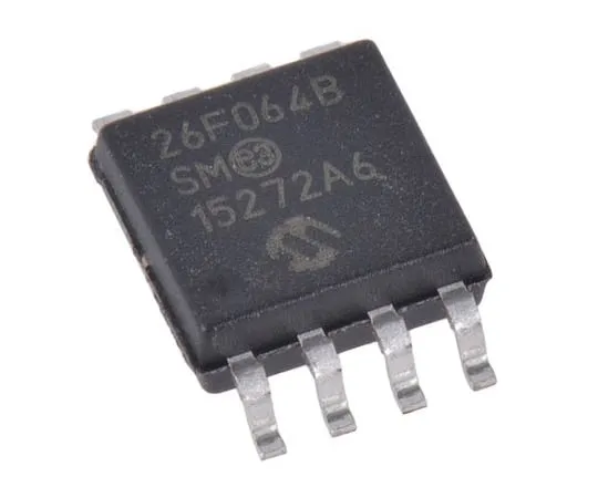 63-5154-62　MicrochipSST26VF064B-104I/SM,SPI64Mbit闪存，3ns,8针SOIJ　SST26VF064B-104I/SM