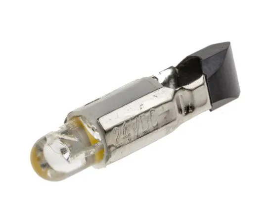 63-6586-35　LED反射器灯泡，电话幻灯片，黄色，单芯片，5.5毫米直径，24V交流/直流。　210-080