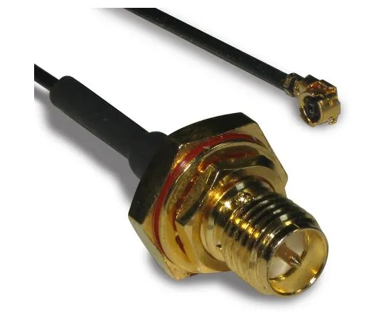 63-6970-25　Radiall Black Male MML to Female SMA同轴电缆，50Ω，MML　R302255000150