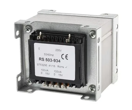 63-6679-77　RS PRO200VA2输出机箱安装变压器，15V交流　503-934