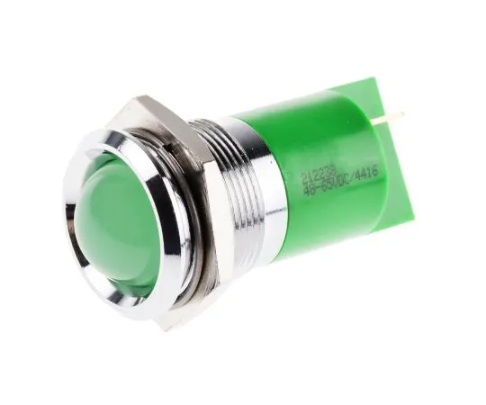 63-6587-98　RS PRO绿色指示器，48→65 V直流，22mm安装孔尺寸，标签终止　212-238