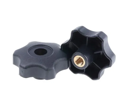 63-6565-21　RS PRO Black Multiple Lobs Clamping Knob,M10　161-240
