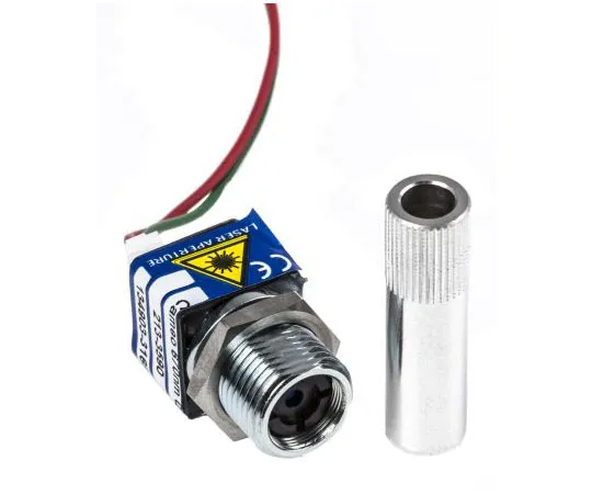 63-7426-89　1250-34-000激光模块，670nm 0.8mW,连续波椭圆图案+4.5→+5.5 V　1250-34-000