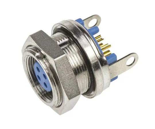 63-7454-52　TE Connectivity TRIADTM 01系列微型面板安装连接器，4个触点插座　9-1437719-9