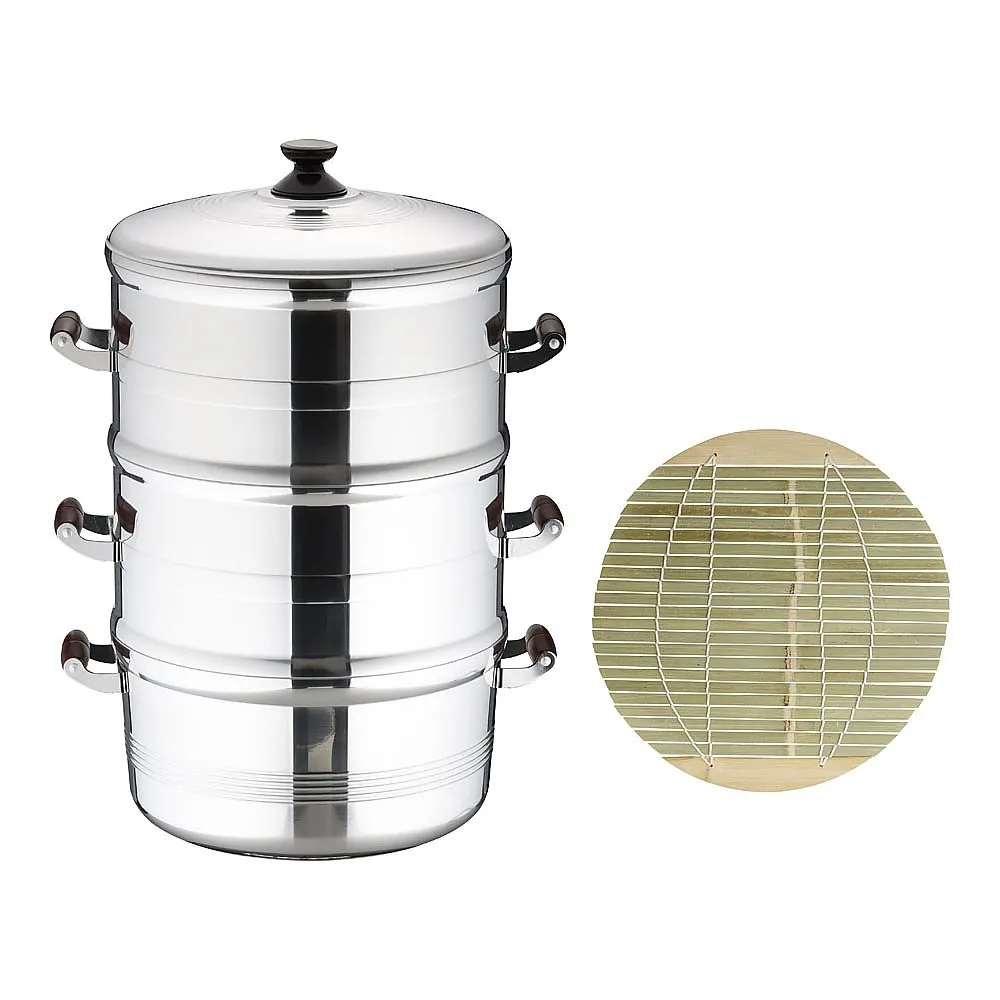 62-6440-05　Aluminum Long Seiro (Deluxe) 33 cm Double