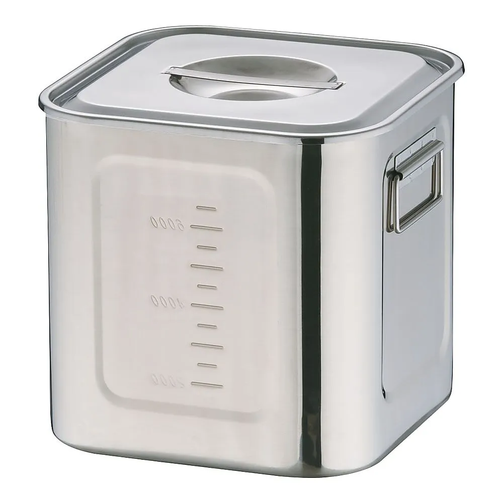 62-6386-42　Eco Clean UK Deep Square Kitchen Pot 21 cm　AEK1310