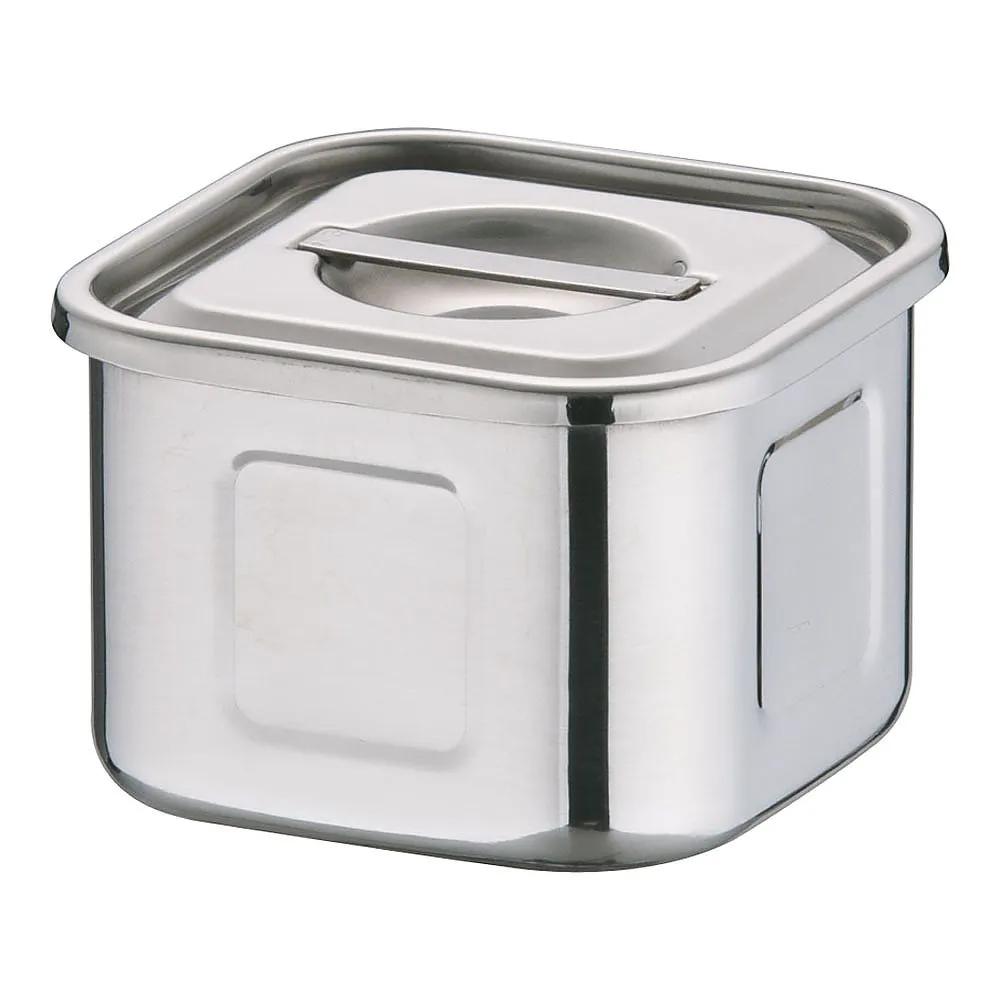 62-6386-49　Deep Shallow Square Kitchen Pot 8 cm