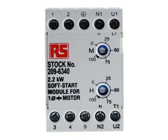 63-7424-34　RS 12 A软起动器，2.2 kW, 230 V ac　209-6340