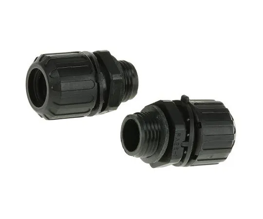 63-7489-01　Adaptaflex直管电缆接头，尼龙66黑色13毫米标称尺寸IP66,IP67,IP68,IP69KPG9　ASF13/PG9/A & AWB13