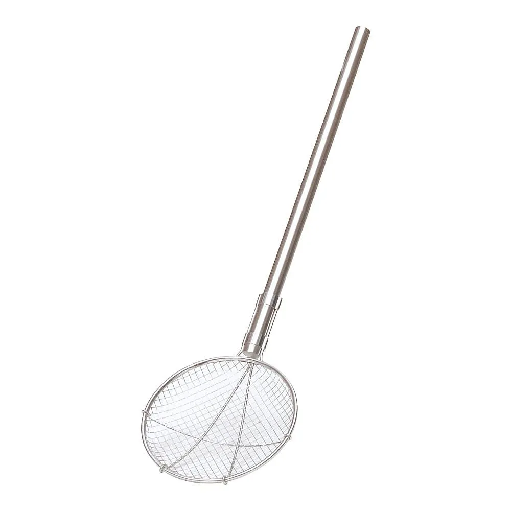 62-6382-53　TS Pipe Handle School Lunch Scoop Net Round Type Very Rough 24 cm Pattern Length 60 cm