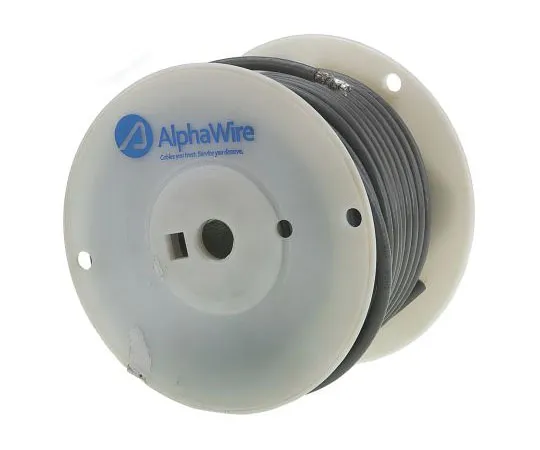63-7390-32　Alpha Wire Grey PVC Cat5电缆S/FTP, 30m Unterminated/Unterminated　9854C-30,5M