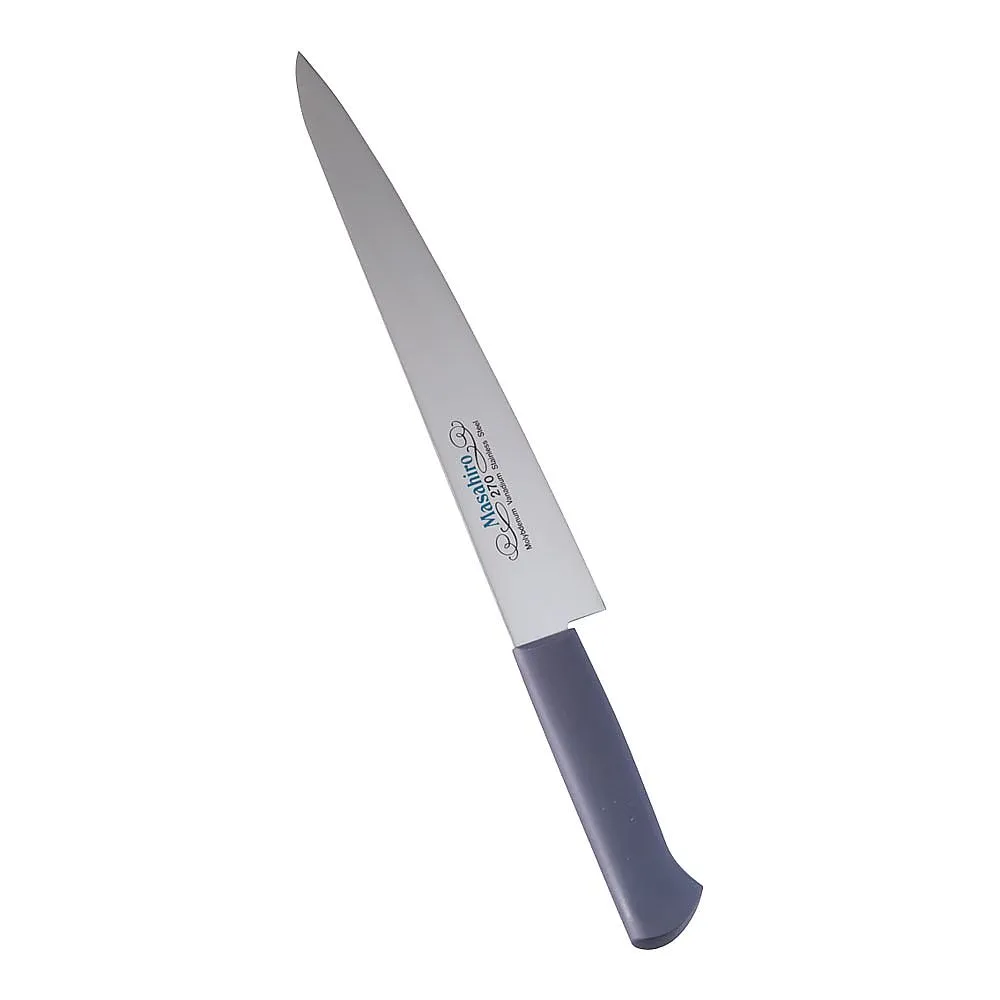 62-6413-17　Plastic Handle MV Steel Striped (Double Flute) 27 cm　AMSC9918
