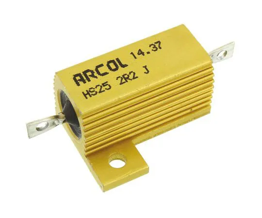 63-7348-67　ArcolHS25系列铝包轴丝壁板贴装电阻，2.2Ω±5% 25W　HS25 2R2 J