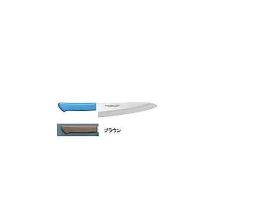 62-6420-72　Mastercock Antibacterial Color, Kitchen Knife, Western Blade, Brown　MCDK-210
