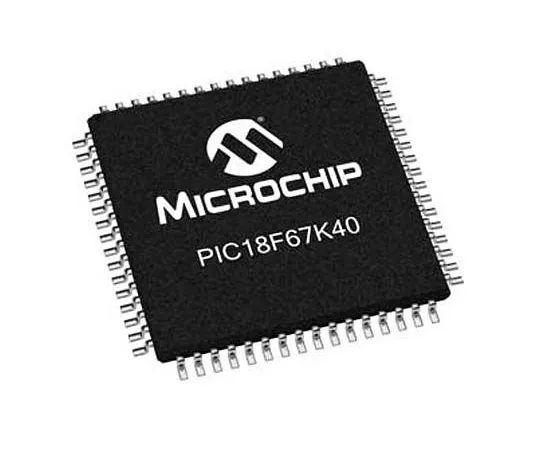 63-7040-04　单片机PIC18LF67K40-I/PT,8位PIC18单片机，64MHz, 128 kB闪存，64-PinTQFP　PIC18LF67K40-I/PT