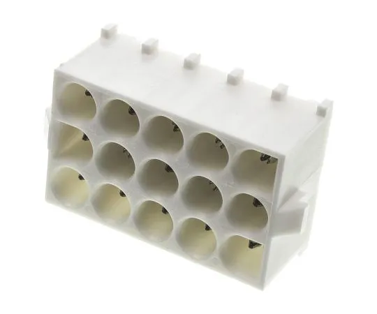 63-7462-89　TE Connectivity UniversalMATE-N-LOK, 15 Way, Straight PCB Header　350714-1