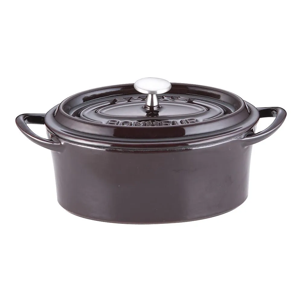 62-6349-06　Bon Bonaire Cocotte Oval 17 cm Obergin